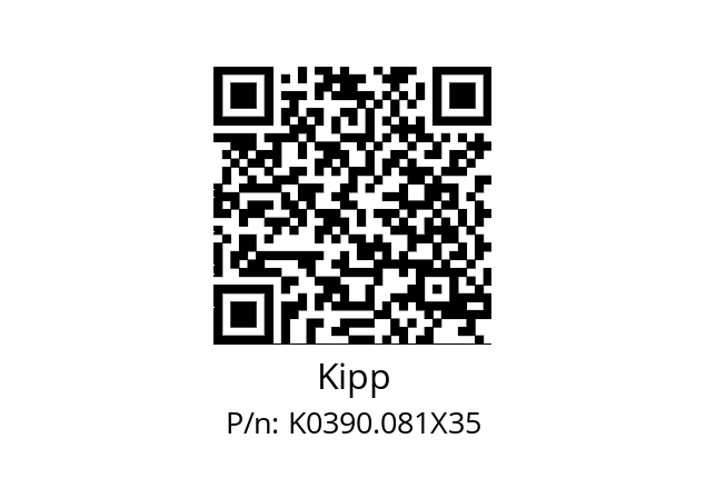   Kipp K0390.081X35