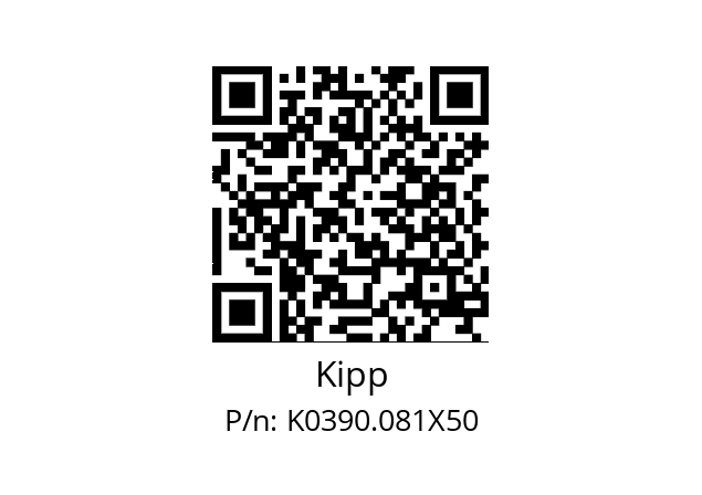   Kipp K0390.081X50