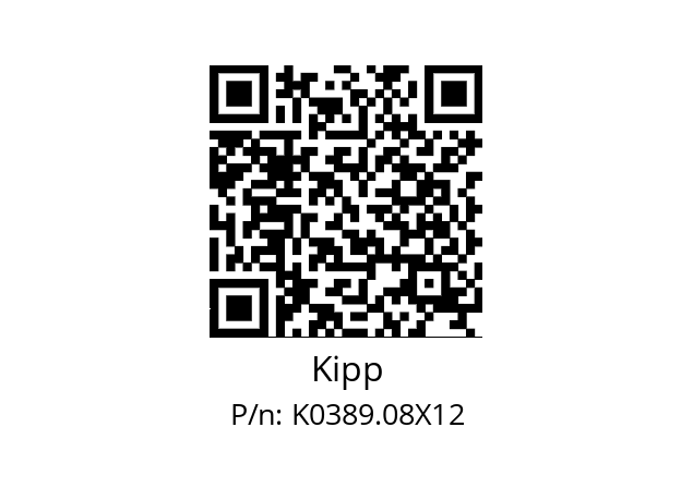   Kipp K0389.08X12