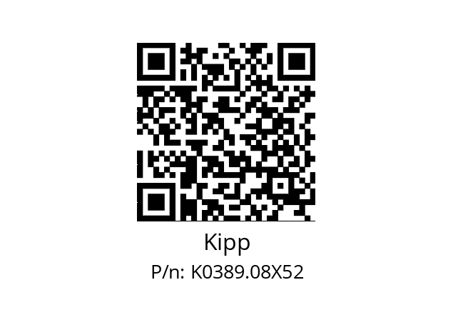   Kipp K0389.08X52