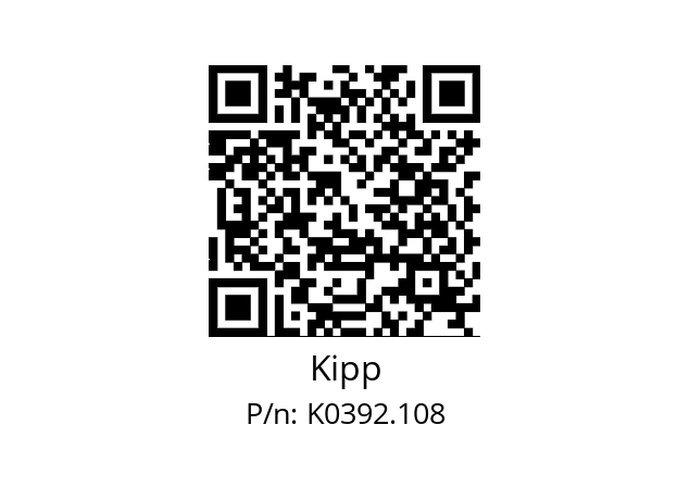   Kipp K0392.108