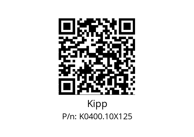   Kipp K0400.10X125