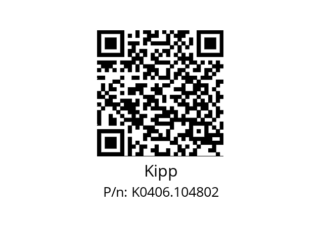   Kipp K0406.104802