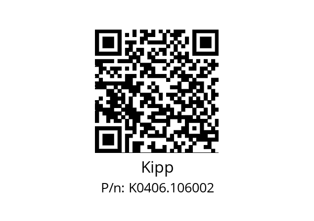   Kipp K0406.106002