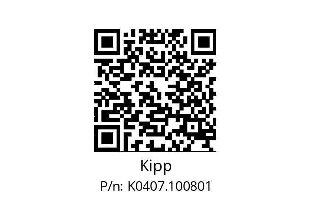   Kipp K0407.100801