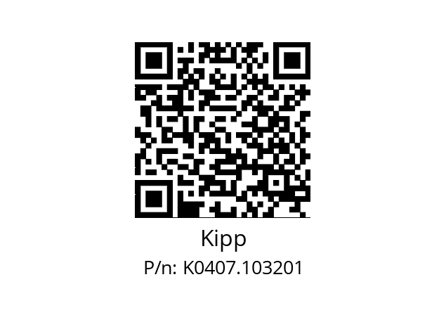   Kipp K0407.103201