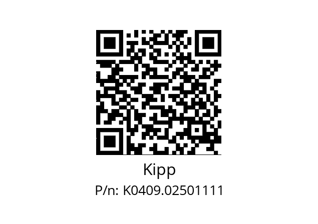   Kipp K0409.02501111