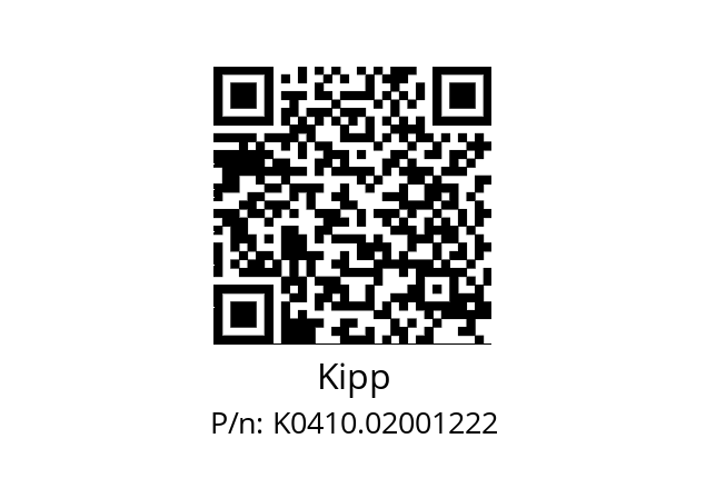   Kipp K0410.02001222