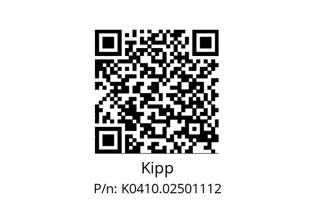   Kipp K0410.02501112