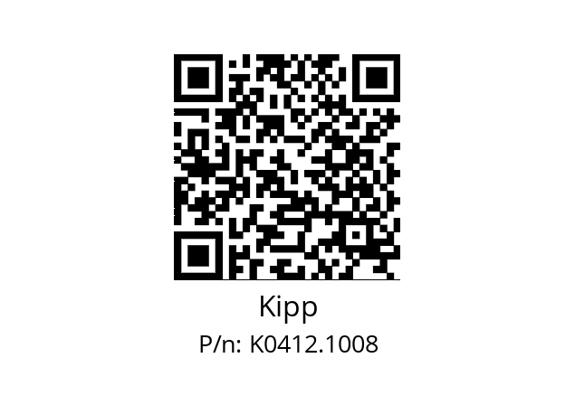   Kipp K0412.1008