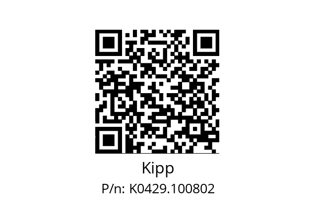   Kipp K0429.100802