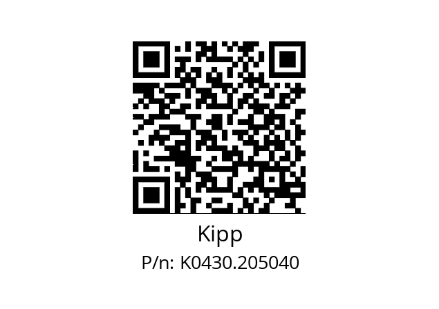   Kipp K0430.205040