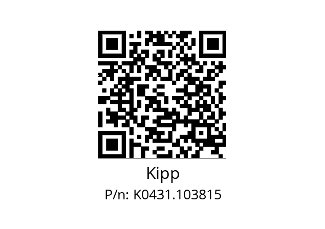   Kipp K0431.103815