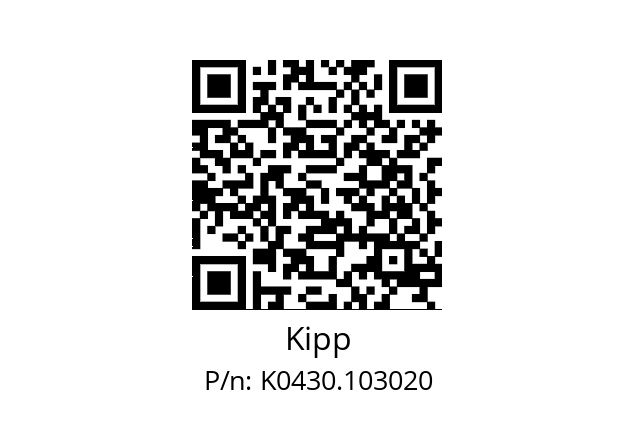   Kipp K0430.103020