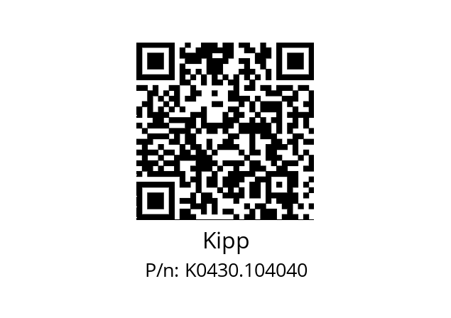   Kipp K0430.104040