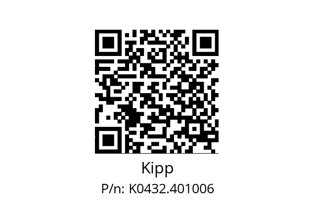   Kipp K0432.401006