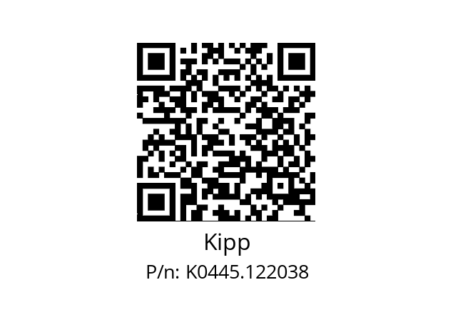   Kipp K0445.122038