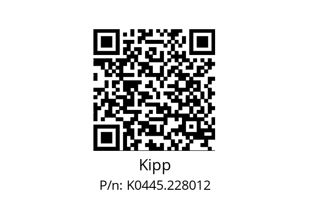   Kipp K0445.228012