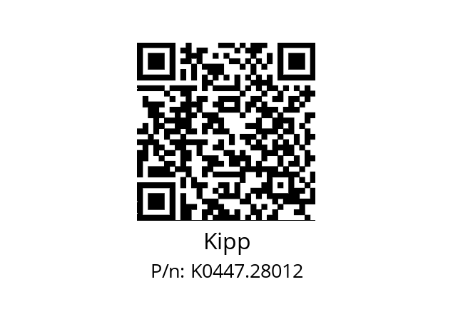   Kipp K0447.28012