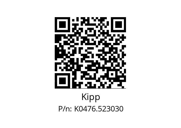   Kipp K0476.523030