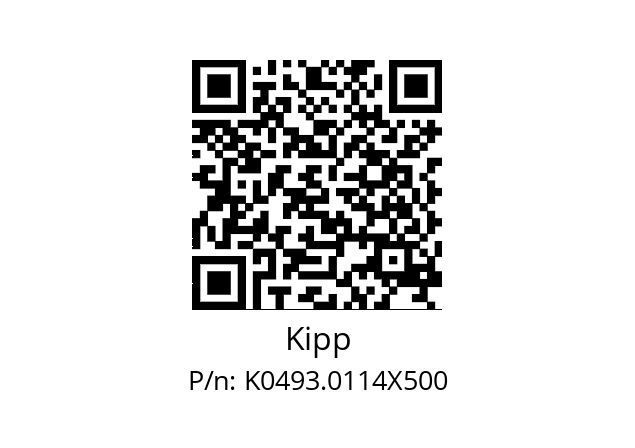   Kipp K0493.0114X500