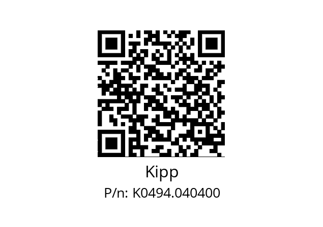   Kipp K0494.040400