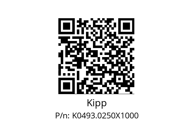   Kipp K0493.0250X1000