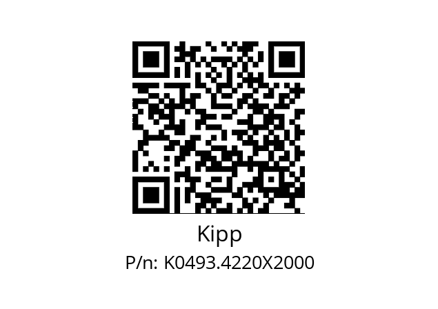   Kipp K0493.4220X2000