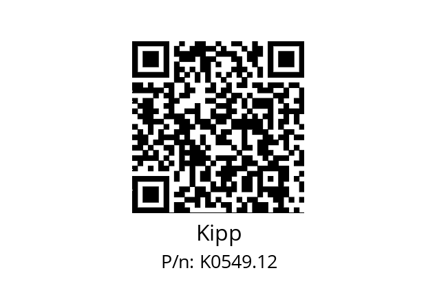   Kipp K0549.12