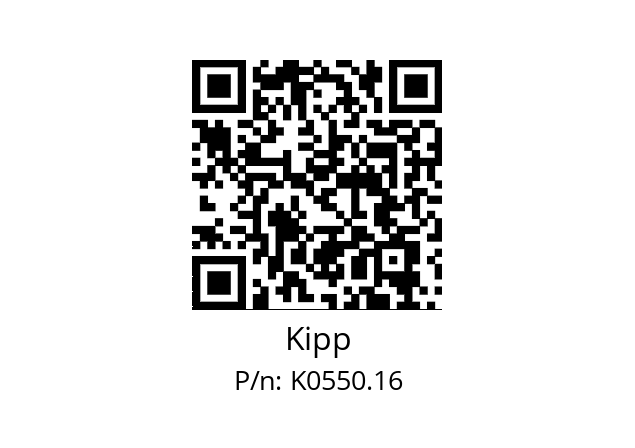   Kipp K0550.16