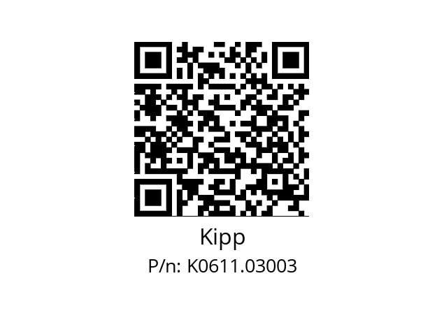   Kipp K0611.03003