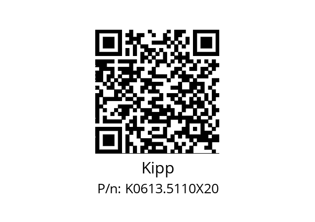   Kipp K0613.5110X20