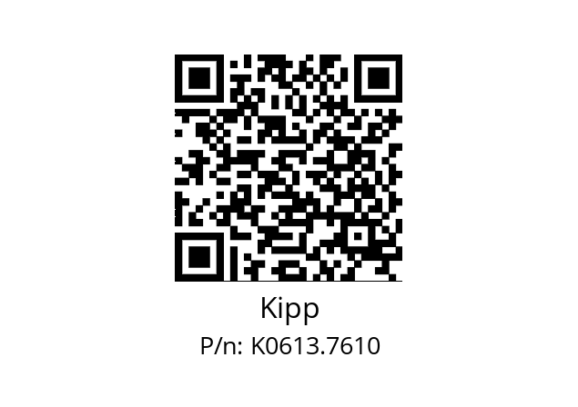   Kipp K0613.7610