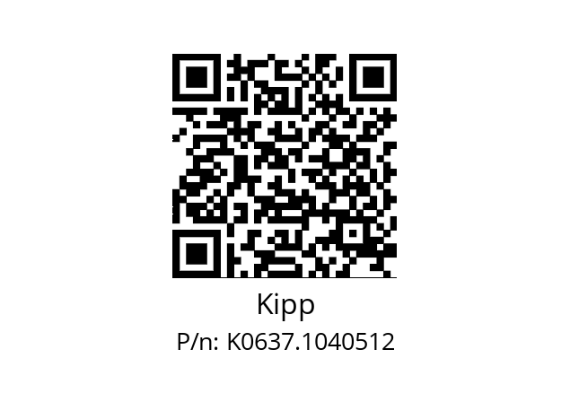   Kipp K0637.1040512