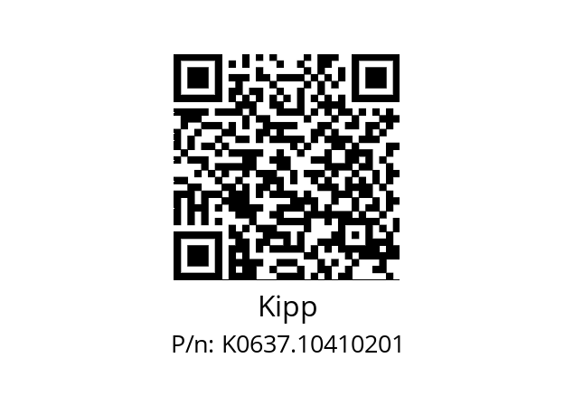   Kipp K0637.10410201