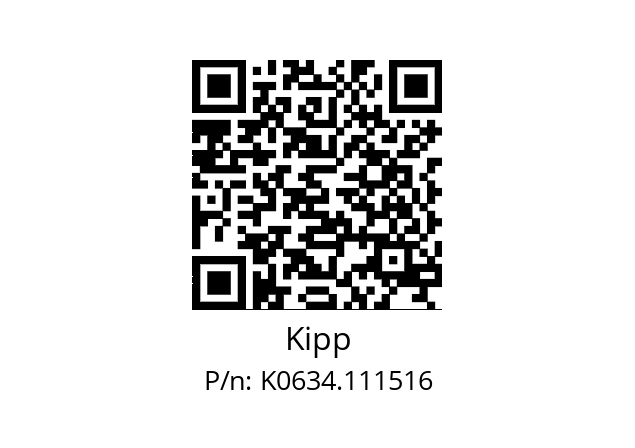   Kipp K0634.111516