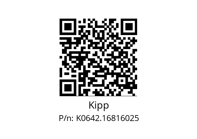   Kipp K0642.16816025