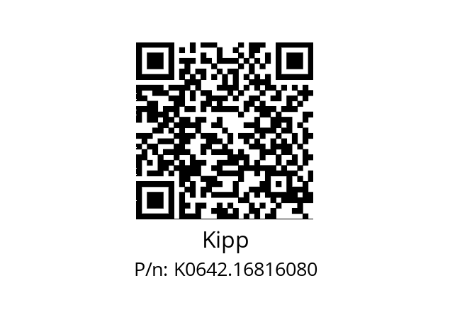   Kipp K0642.16816080