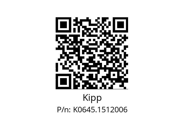   Kipp K0645.1512006