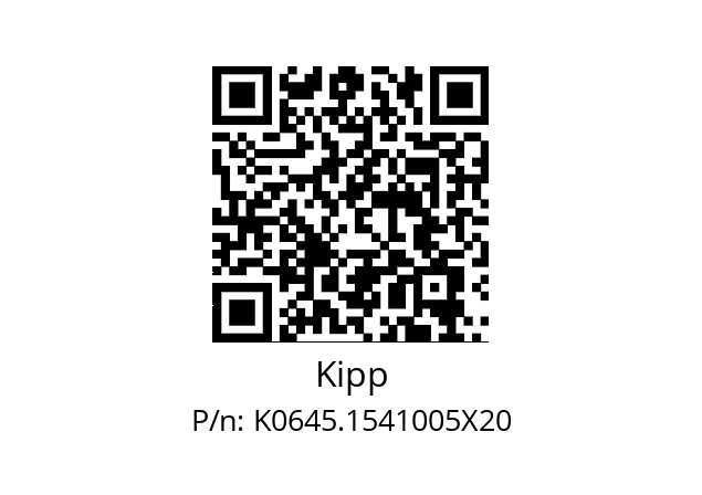   Kipp K0645.1541005X20