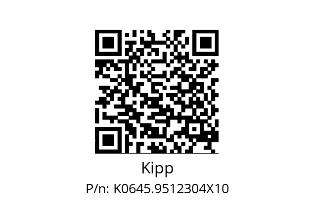   Kipp K0645.9512304X10