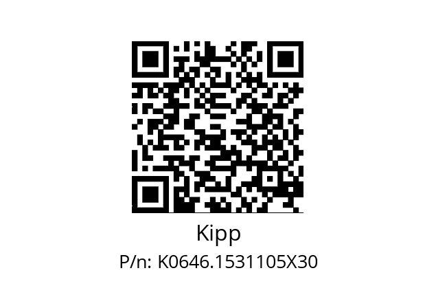   Kipp K0646.1531105X30