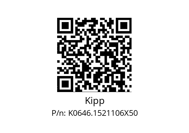   Kipp K0646.1521106X50