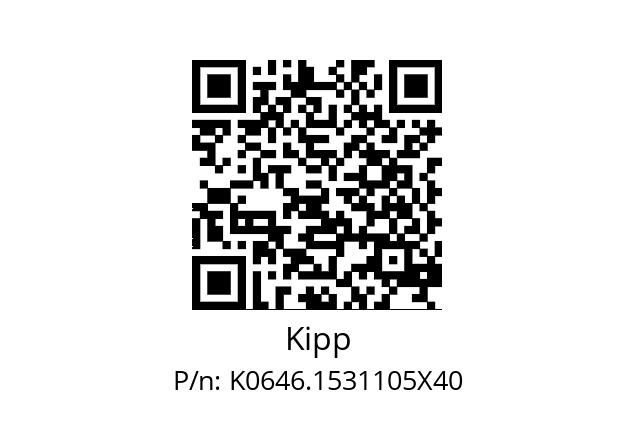   Kipp K0646.1531105X40