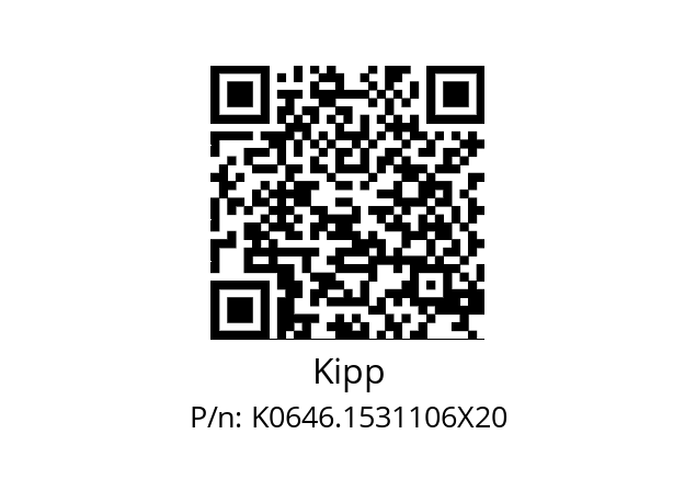   Kipp K0646.1531106X20