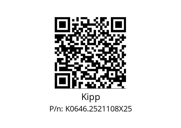   Kipp K0646.2521108X25