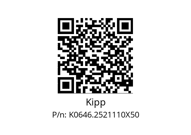   Kipp K0646.2521110X50