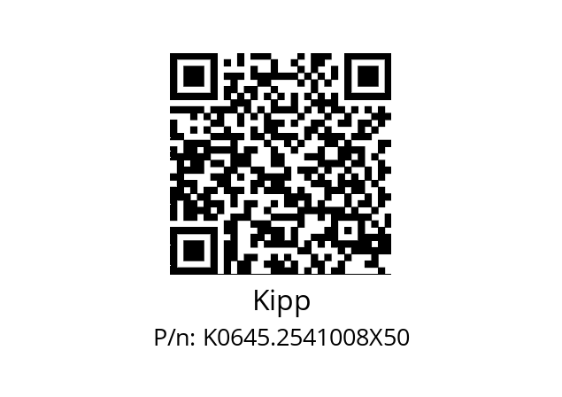   Kipp K0645.2541008X50