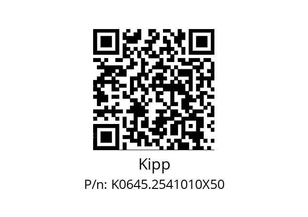   Kipp K0645.2541010X50