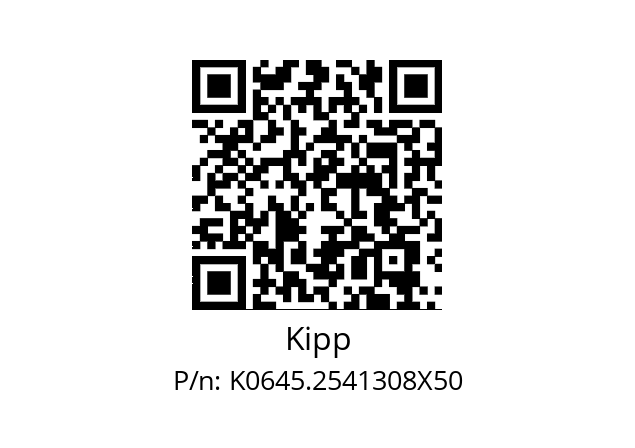   Kipp K0645.2541308X50